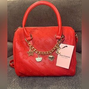 Juicy Couture Red Satchel Bag